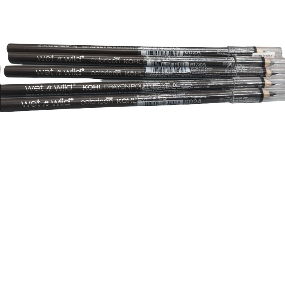 Wet n Wild Kohl Eyeliner Pencils in Pretty In Mink #602A 5 pack